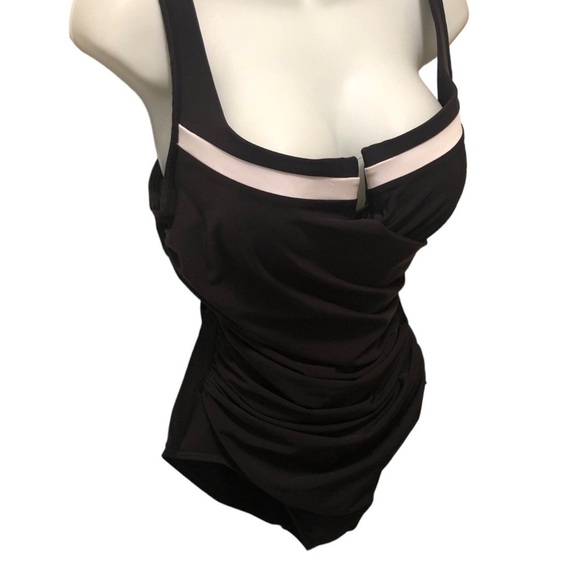 Miraclesuit  Color~Block Escape One-Piece Allover Slimming Underwire Swimsuit - Picture 4 of 9